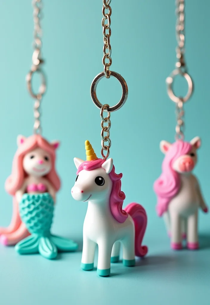 Crochet Keychain Pattern Free: Quick Mini Project Guide with 19 Fun Visual Inspirations - 9. Whimsical Creatures