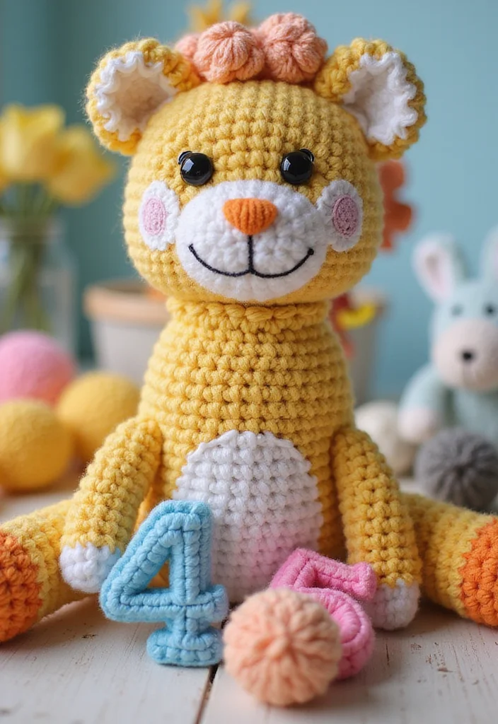 Crochet Plushies Pattern Free: Soft Toy Guide with 20 Whimsical Visual Inspirations - 18. Engaging Educational Toys