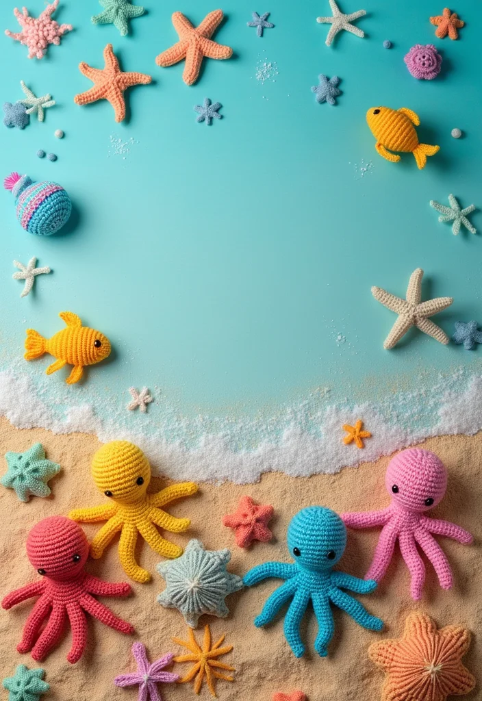 Crochet Plushies Pattern Free: Soft Toy Guide with 20 Whimsical Visual Inspirations - 8. Lovable Sea Creatures