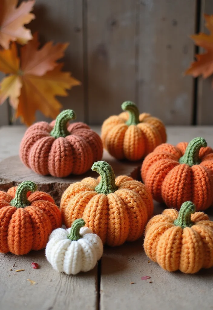Crochet Pumpkin Free Pattern: Fall Décor Guide with 19 Seasonal Visual Inspirations - 19. Upcycled Pumpkin Crochet