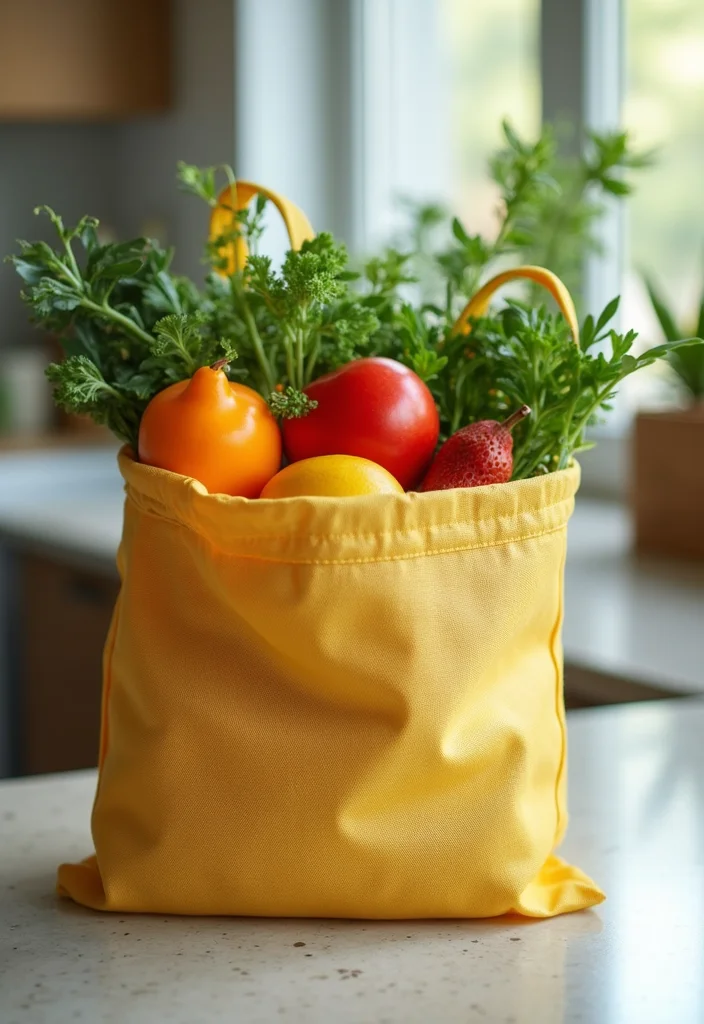 Crochet Purse Pattern Free: DIY Bag Guide with 18 Fashionable Visual Inspirations - 12. Reusable Produce Bag