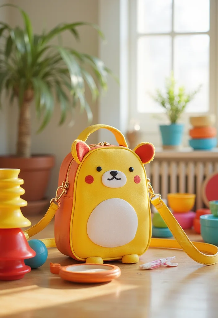 Crochet Purse Pattern Free: DIY Bag Guide with 18 Fashionable Visual Inspirations - 9. Cute Animal-Shaped Bag