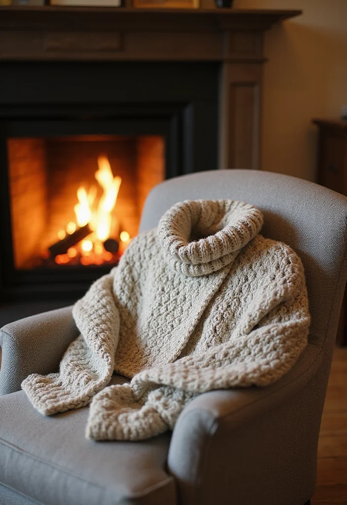 Crochet Shrug Pattern Free: Lightweight Wearable Guide with 20 Chic Visual Inspirations - 15. Cowl Neck Shrug