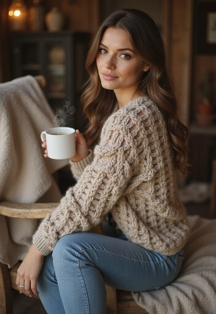 Crochet Shrug Pattern Free: Lightweight Wearable Guide with 20 Chic Visual Inspirations - 2. Textured Chunky Shrug