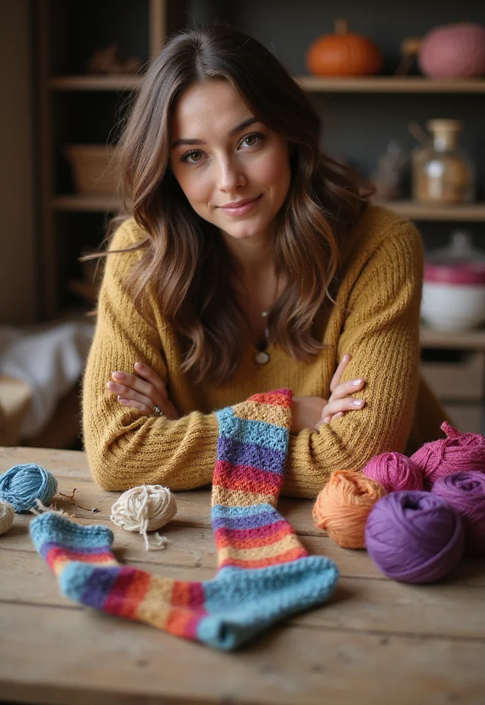 Crochet Socks Free Pattern: Handmade Cozy Footwear Guide with 17 Warm Visual Inspirations - 1. Basic Crochet Sock Pattern