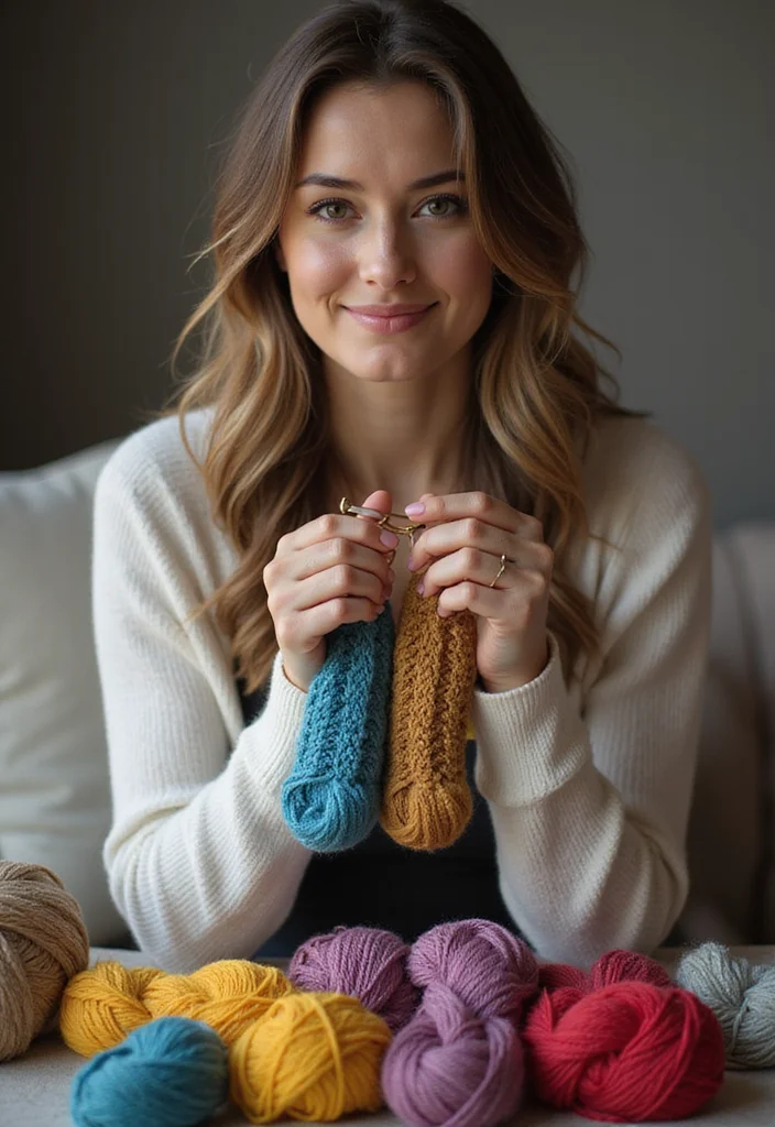 Crochet Socks Free Pattern: Handmade Cozy Footwear Guide with 17 Warm Visual Inspirations - 12. Toe-Up Crochet Socks