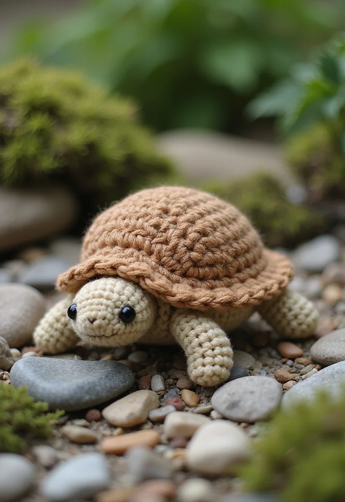 Crochet Turtle Pattern Free: Cute Animal Plush Guide with 19 Ocean-Inspired Visual Inspirations - 9. Turtles in Nature