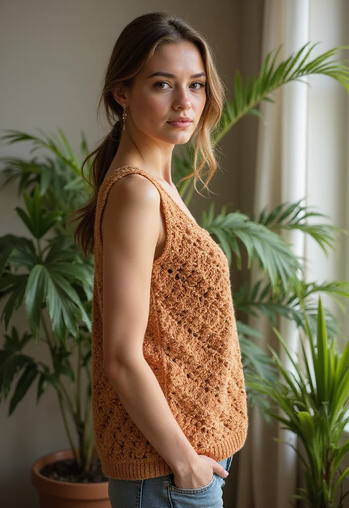 Crochet Vest Pattern Free: Stylish Layering Guide with 18 Trendy Visual Inspirations - 16. Artistic Shell Stitch Crochet Vest