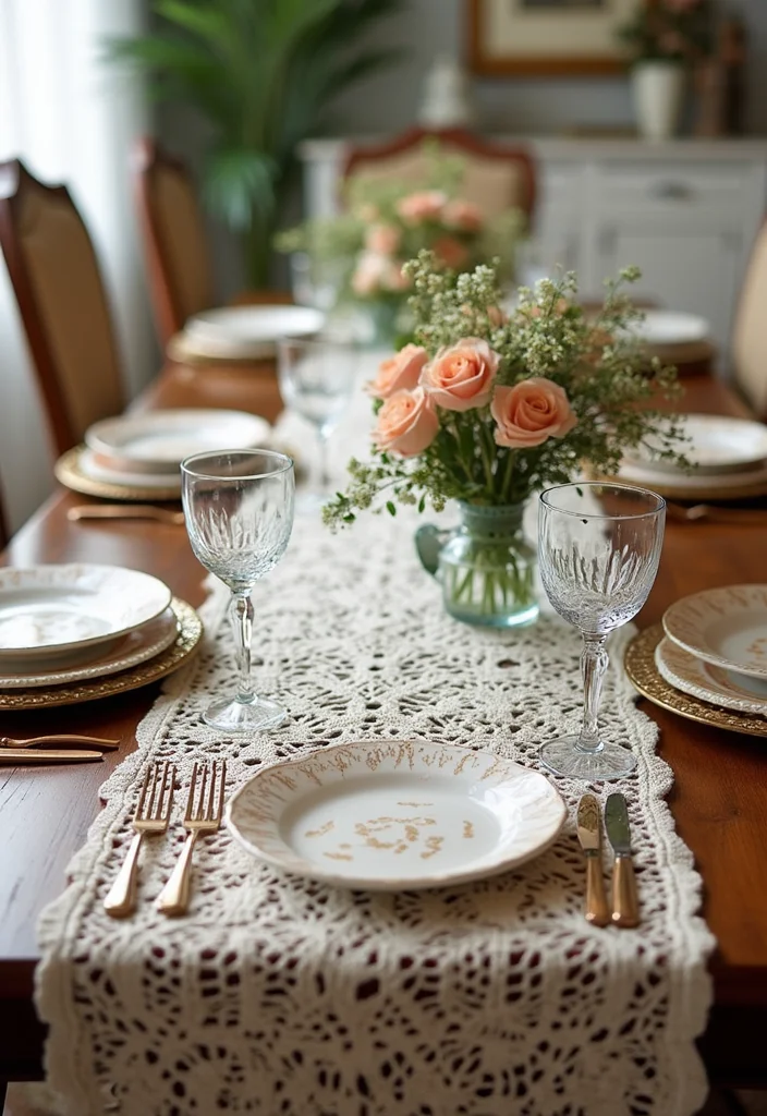 Cute Things to Crochet: Fun & Easy Ideas with 19 Sweet Visual Inspirations - 12. Charming Crochet Table Runners