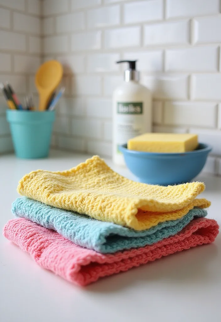 Cute Things to Crochet: Fun & Easy Ideas with 19 Sweet Visual Inspirations - 14. Adorable Crochet Dishcloths