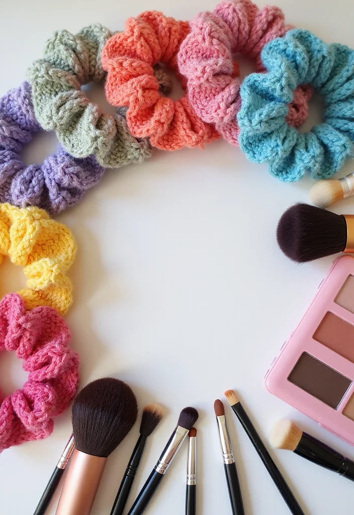 Cute Things to Crochet: Fun & Easy Ideas with 19 Sweet Visual Inspirations - 19. Fun Crochet Hair Accessories