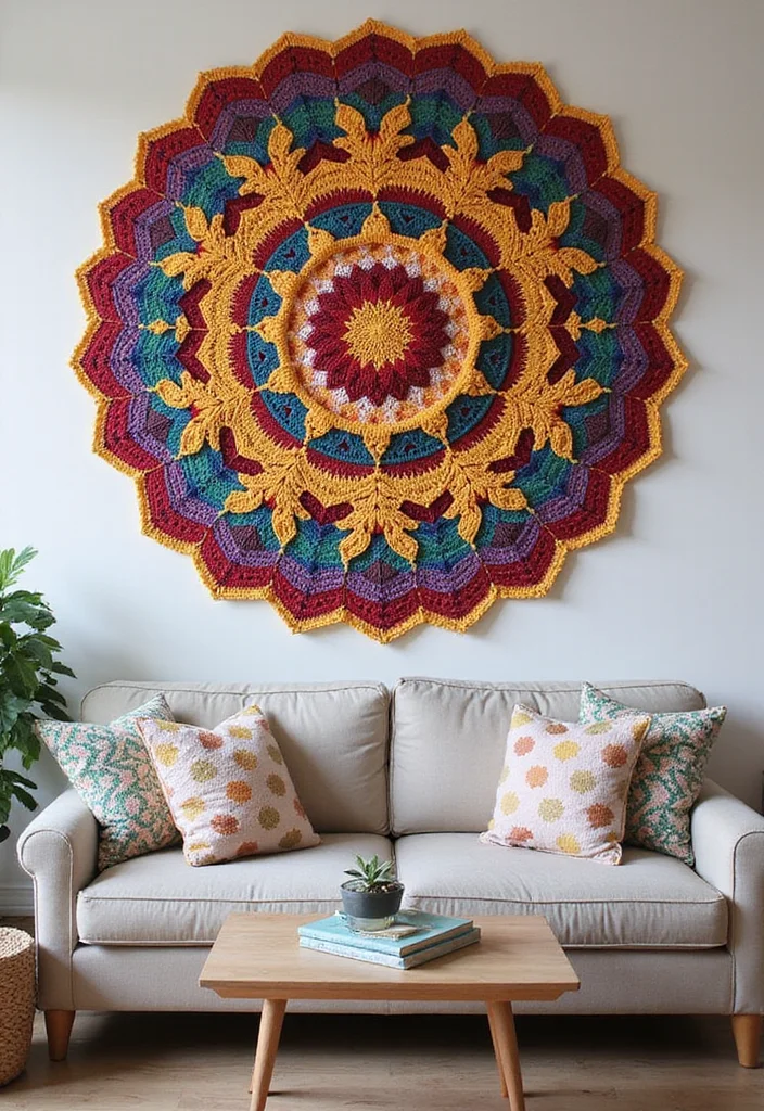 Cute Things to Crochet: Fun & Easy Ideas with 19 Sweet Visual Inspirations - 4. Cute Crochet Wall Hangings