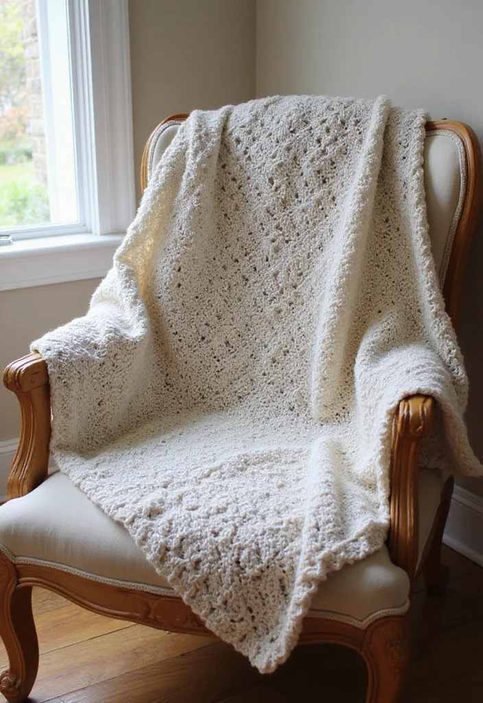 Easy Beginner Crochet Patterns: Simple First-Project Guide with 17 Helpful Visual Inspirations - 13. Lovely Crochet Shawl