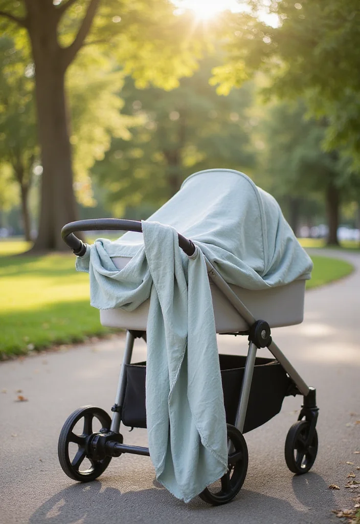 Easy Crochet Baby Blanket Guide: 20 Gentle Visual Inspirations for Beginners - 14. Lightweight Baby Wrap