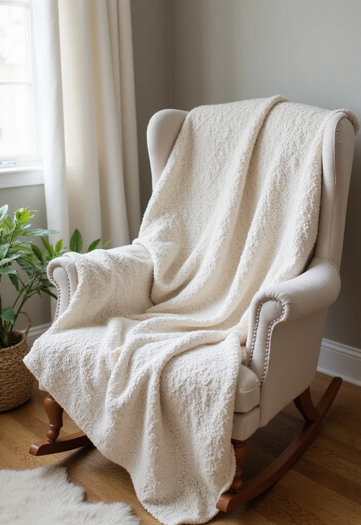 Easy Crochet Baby Blanket Guide: 20 Gentle Visual Inspirations for Beginners - 15. Jacquard Pattern Blanket