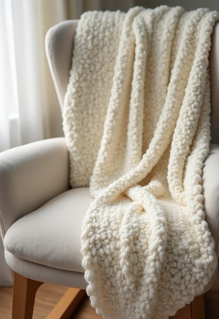 Easy Crochet Baby Blanket Guide: 20 Gentle Visual Inspirations for Beginners - 3. Cuddle-Soft Chenille Blanket