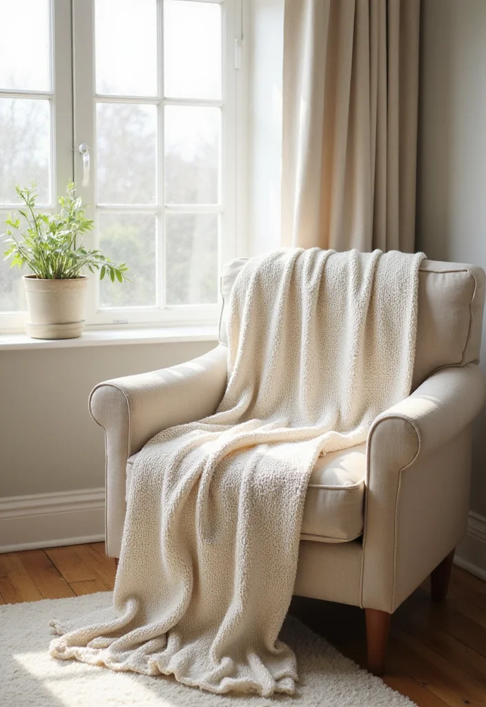 Easy Crochet Baby Blanket Guide: 20 Gentle Visual Inspirations for Beginners - 5. Lightweight Shawl-Style Blanket