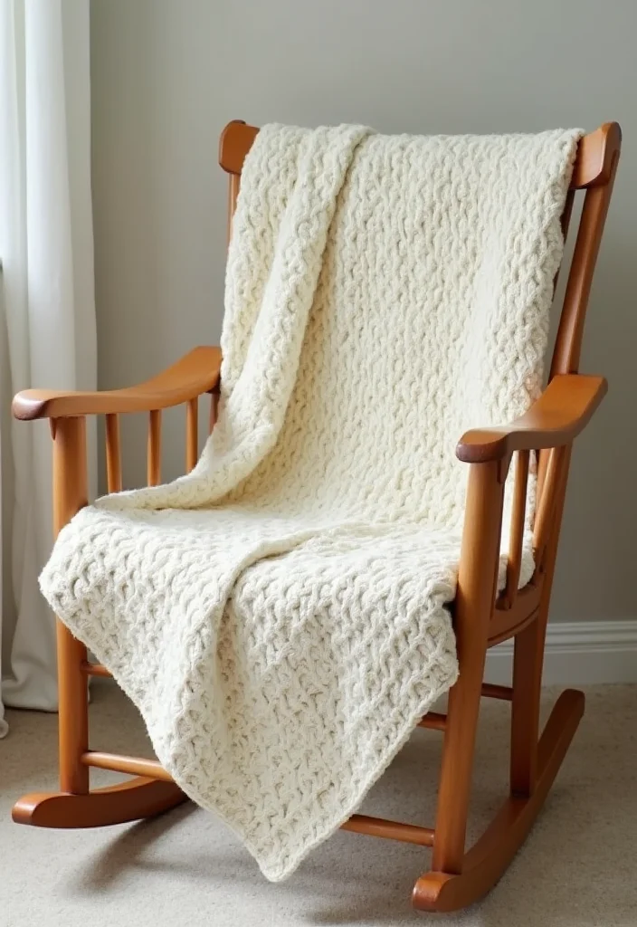 Easy Crochet Baby Blanket Guide: 20 Gentle Visual Inspirations for Beginners - 7. Classic Shell Stitch Blanket