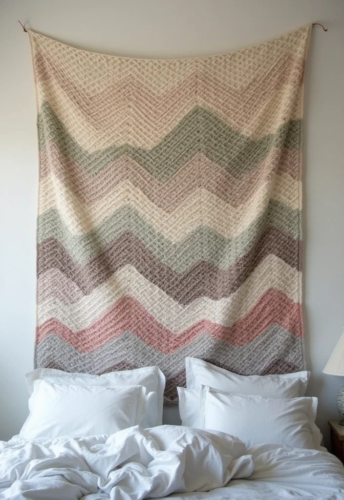 Easy Tapestry Crochet Patterns: Colorwork Guide with 17 Patterned Visual Inspirations - 11. Whimsical Waves