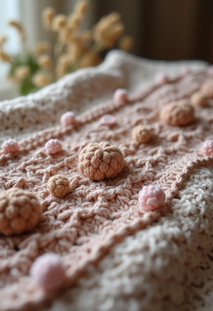 Easy Tapestry Crochet Patterns: Colorwork Guide with 17 Patterned Visual Inspirations - 13. Textured Wonders