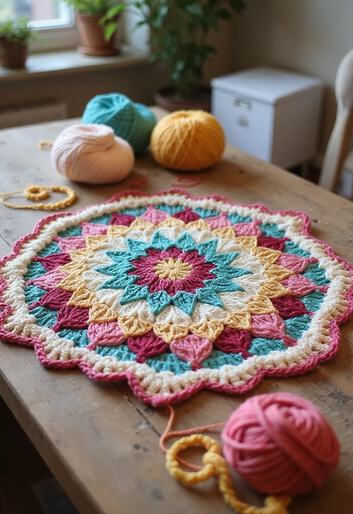 Easy Tapestry Crochet Patterns: Colorwork Guide with 17 Patterned Visual Inspirations - 17. Easy Beginner Patterns