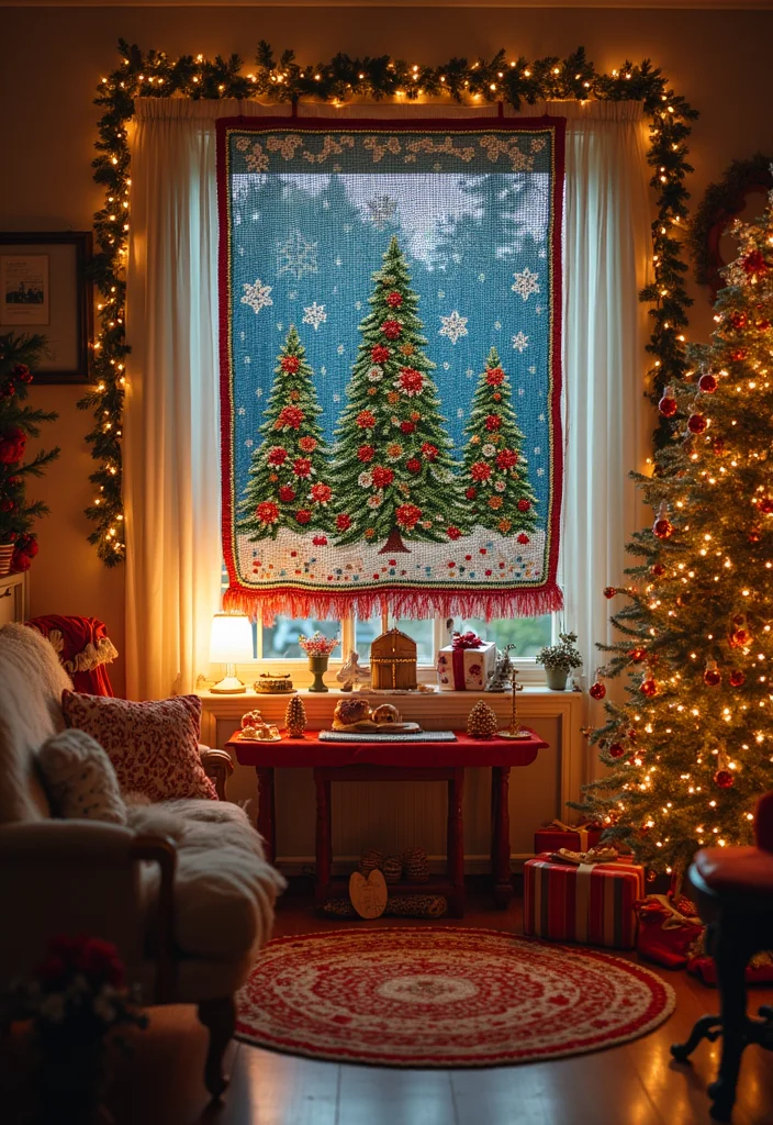 Easy Tapestry Crochet Patterns: Colorwork Guide with 17 Patterned Visual Inspirations - 6. Holiday Cheer