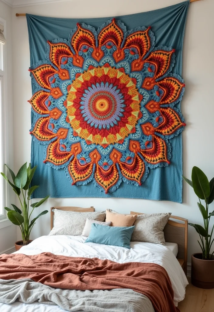 Easy Tapestry Crochet Patterns: Colorwork Guide with 17 Patterned Visual Inspirations - 8. The Magic of Mandalas