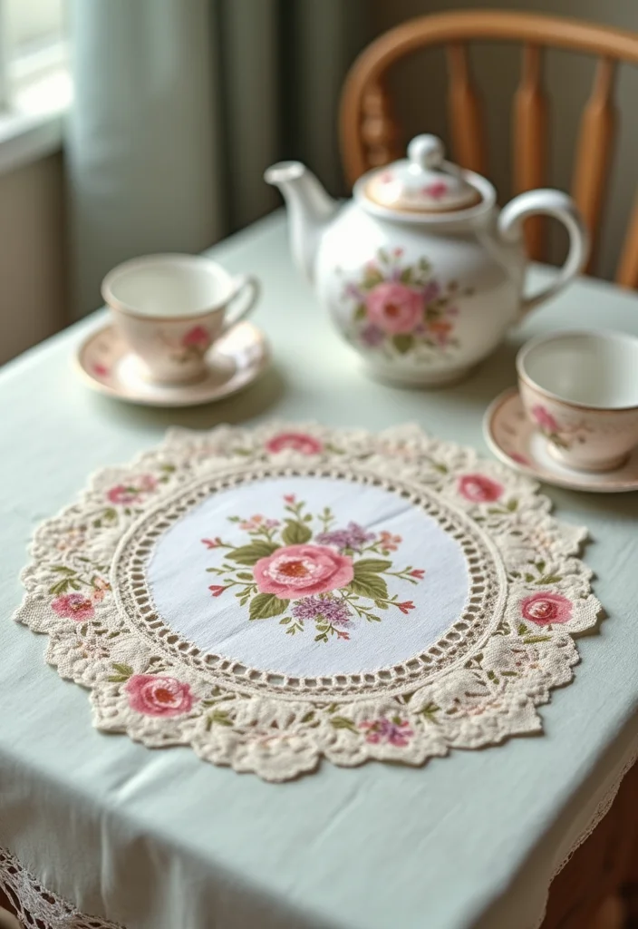 Free Crochet Doily Patterns: Lace Design Guide with 17 Intricate Visual Inspirations - 1. Vintage Floral Lace Doily