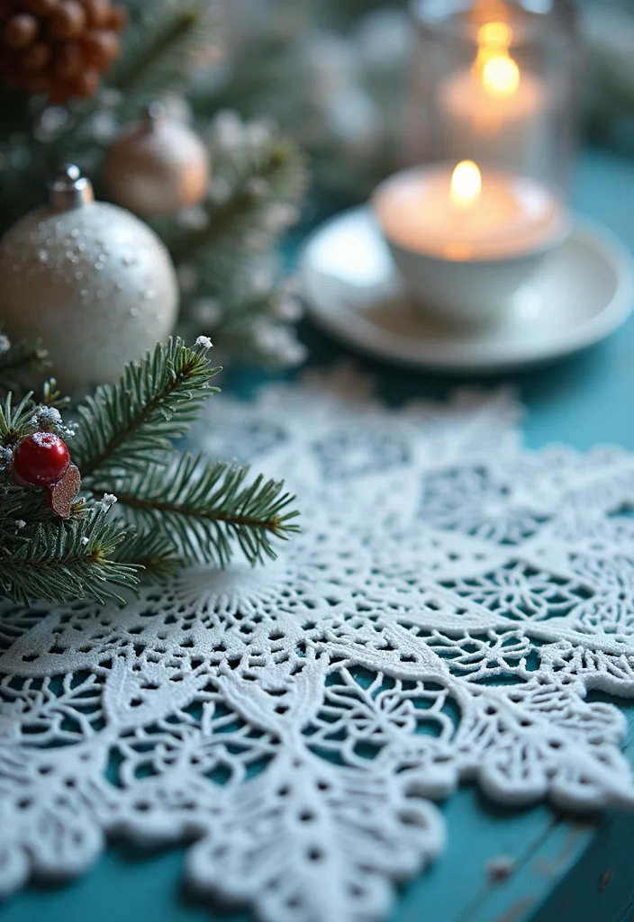 Free Crochet Doily Patterns: Lace Design Guide with 17 Intricate Visual Inspirations - 13. Snowflake Doily