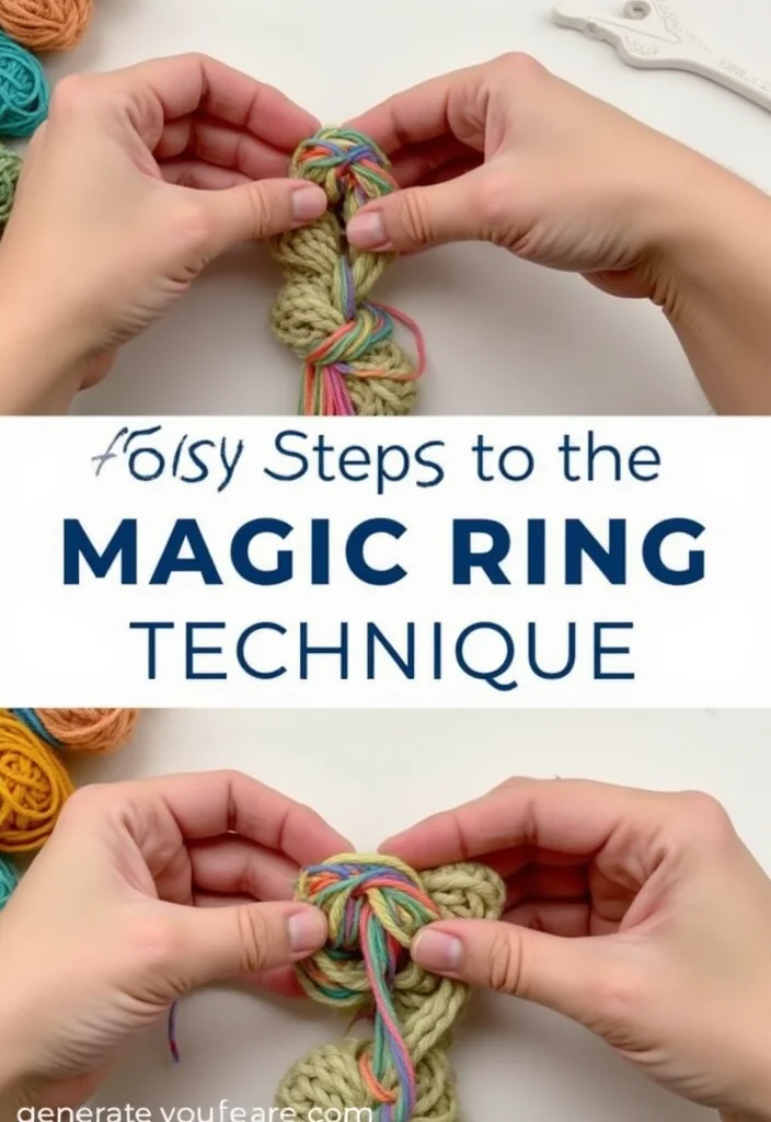 Magic Ring Crochet Tutorial: Master the Basics with 18 Clear Visual Inspirations - 1. Understanding the Magic Ring Technique