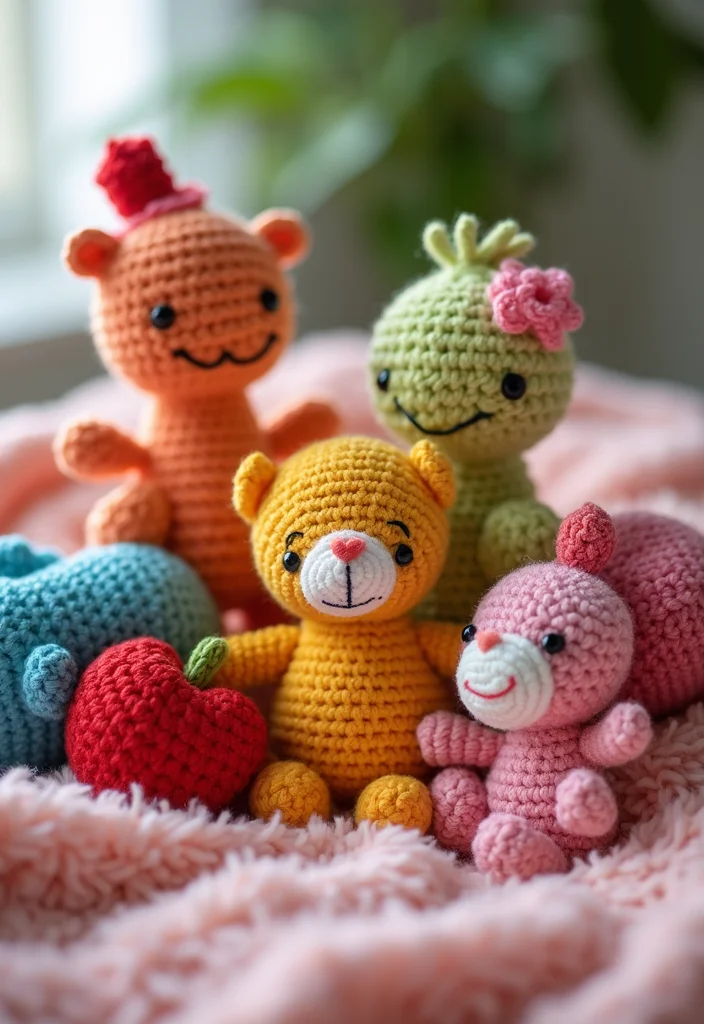 Magic Ring Crochet Tutorial: Master the Basics with 18 Clear Visual Inspirations - 15. Sweet Crochet Toys for Kids