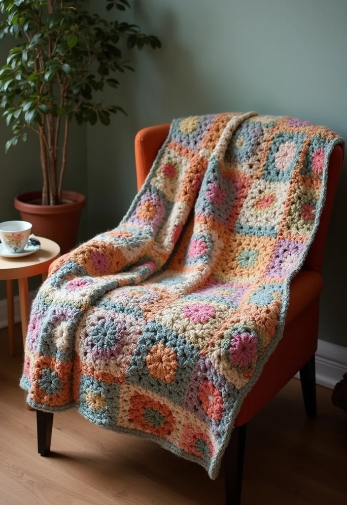 Scrap Yarn Crochet Projects: Eco-Friendly Ideas with 18 Creative Visual Inspirations - 2. Cozy Crochet Blankets