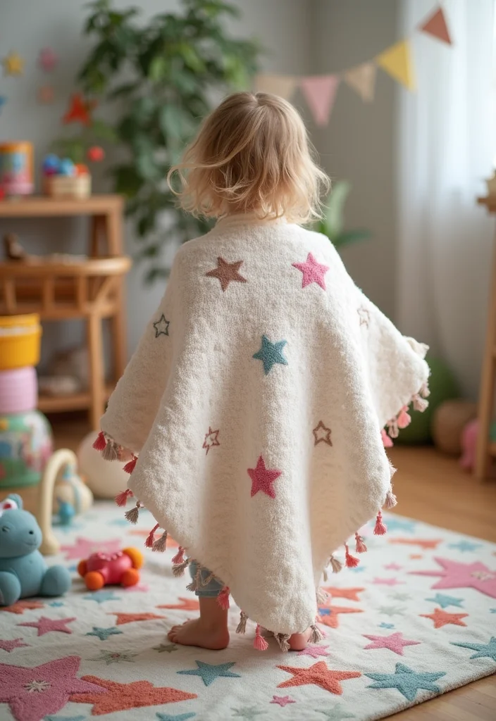 Star Blanket Crochet Pattern: Radiant Design Guide with 20 Inspiring Visual Inspirations - 16. Star Blanket with Fringe
