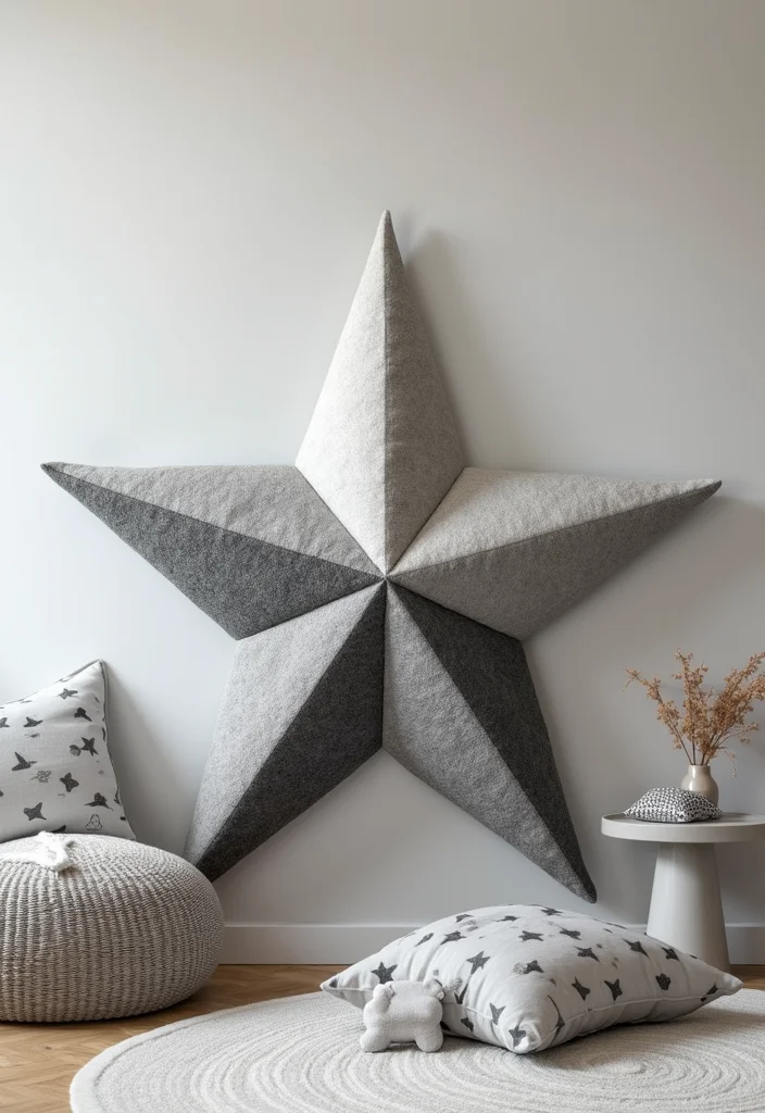 Star Blanket Crochet Pattern: Radiant Design Guide with 20 Inspiring Visual Inspirations - 20. Monochrome Star Blanket