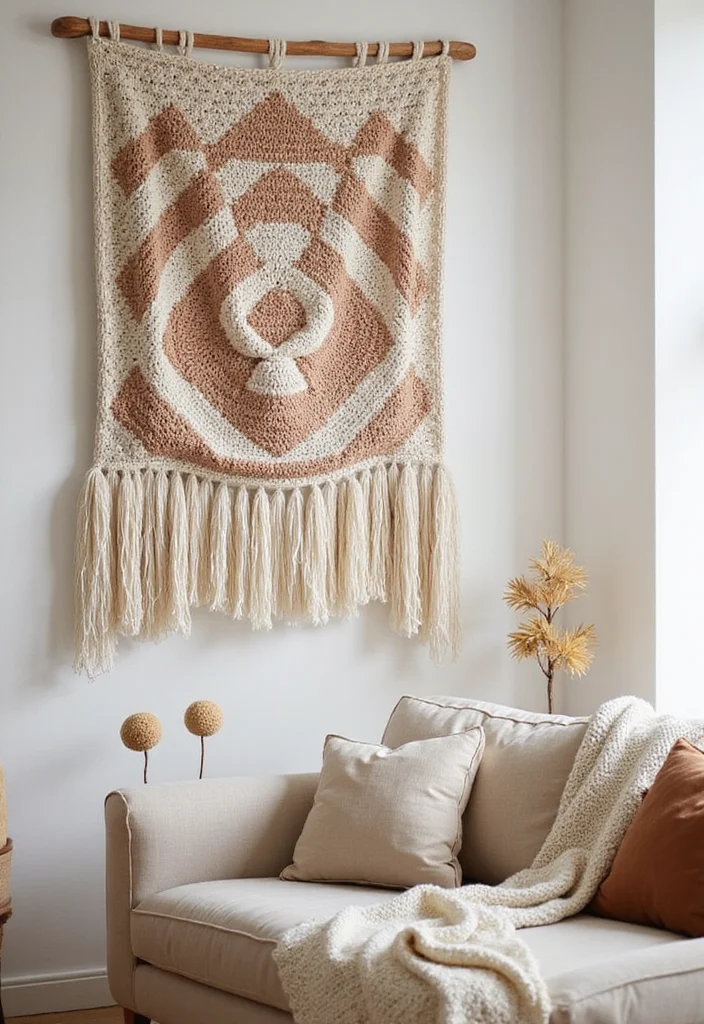 Tapestry Crochet Patterns Charts: Colorwork Guide with 20 Clear Visual Inspirations - 4. Minimalist Chic