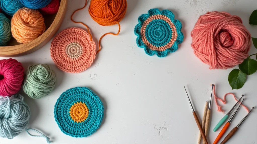 27 Fun Crochet Coasters Free Pattern Ideas for Home Decor