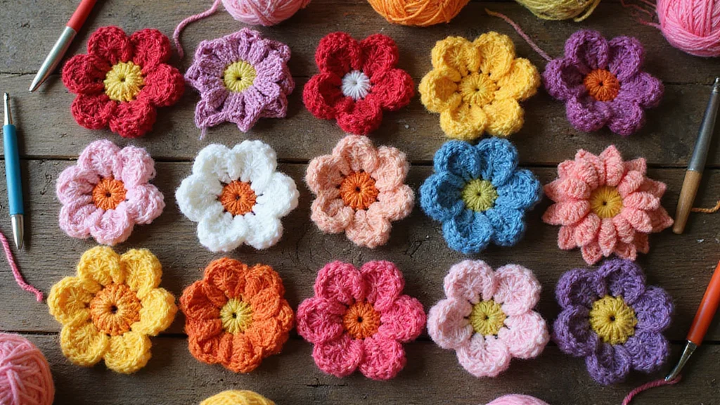 30 Cute Ideas on How to Crochet a Flower for Any Project