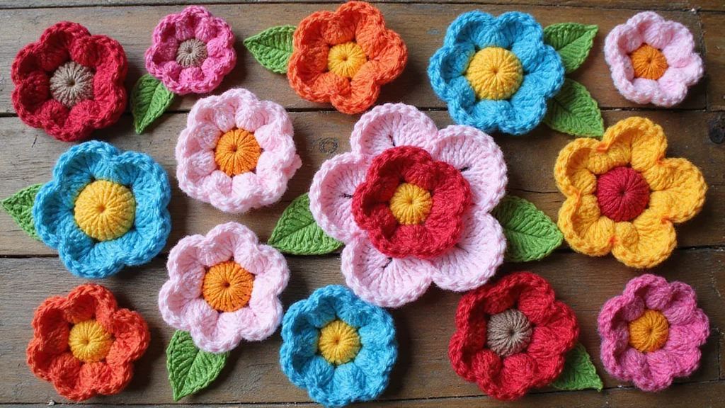 30 Pretty Crochet Flowers Free Pattern Collections for Any Project