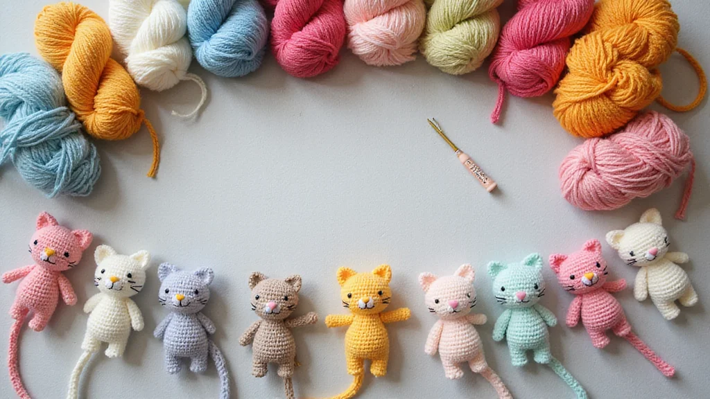Cat Crochet Pattern Free: Adorable Feline Amigurumi Guide with 17 Playful Visual Inspirations