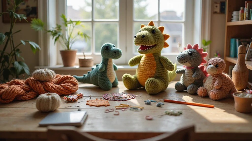 Crochet Dinosaur Pattern Free: Fun Amigurumi Guide with 18 Playful Visual Inspirations