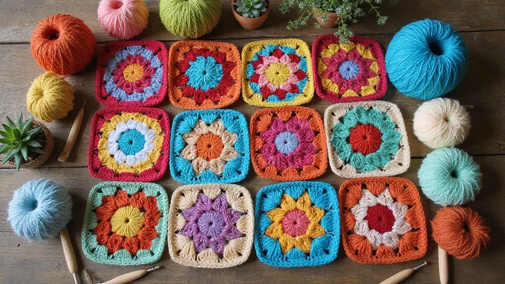 Crochet Granny Square Pattern: Classic Design Guide with 20 Timeless Visual Inspirations