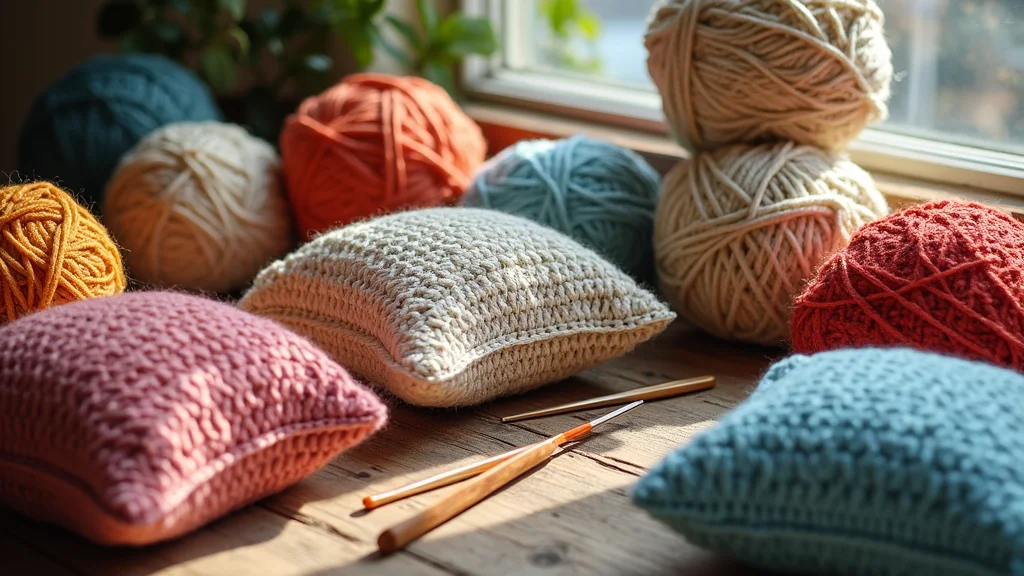 Crochet Pillow Patterns Free: Cozy Home Décor Guide with 17 Soft Visual Inspirations