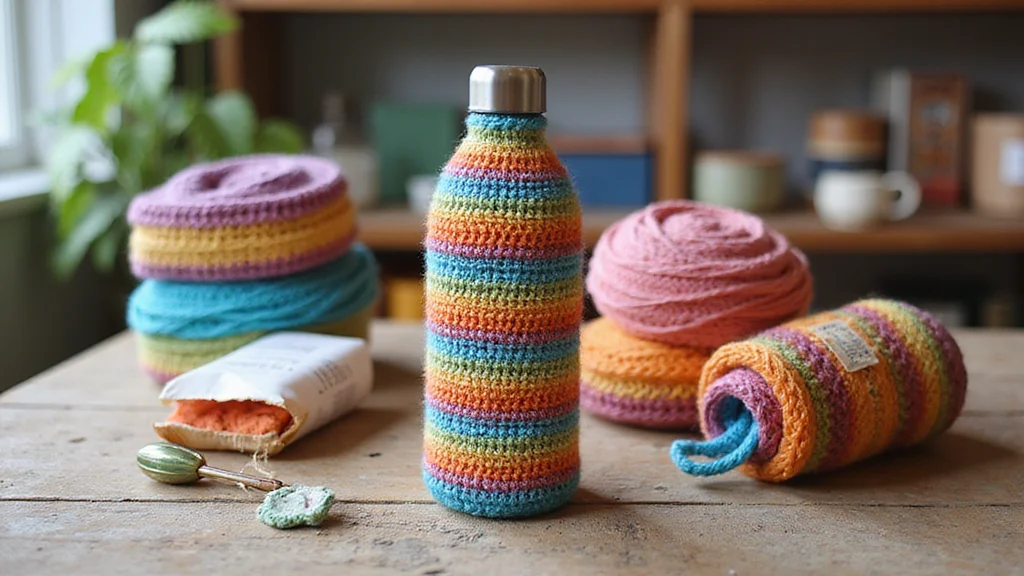 Crochet Water Bottle Holder Tutorial with 17 Functional Visual Inspirations
